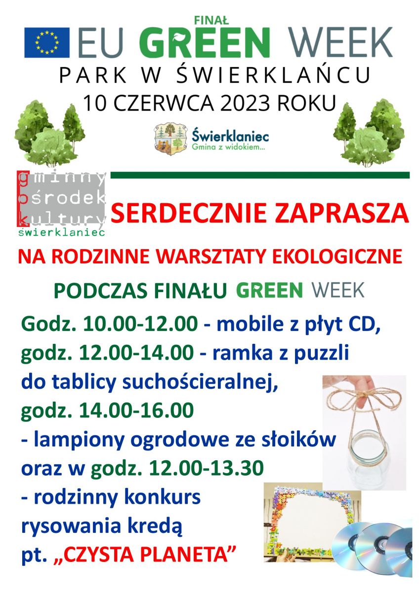 Plakat - Green Week - 10 czerwca 