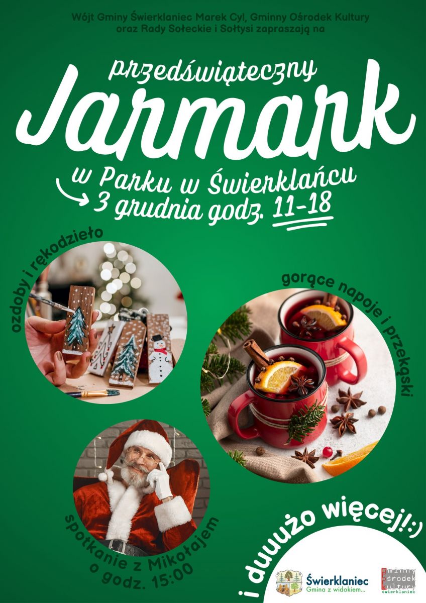 Plakat - Jarmark przedświąteczny - 3 grudnia 2023