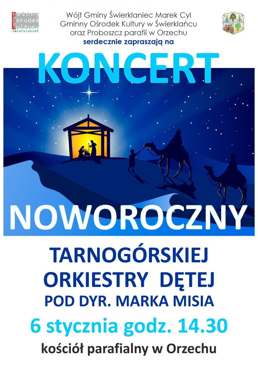 Plakat - Koncert Noworoczny - 6 stycznia 2024