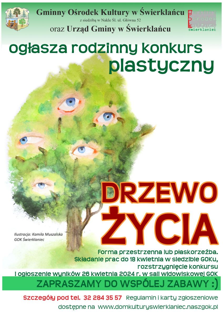 Plakat - konkurs pt. Drzewo Życia